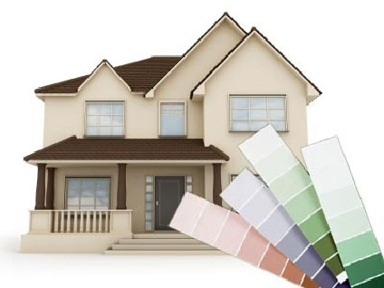Một số mẫu nhà sơn màu đẹp