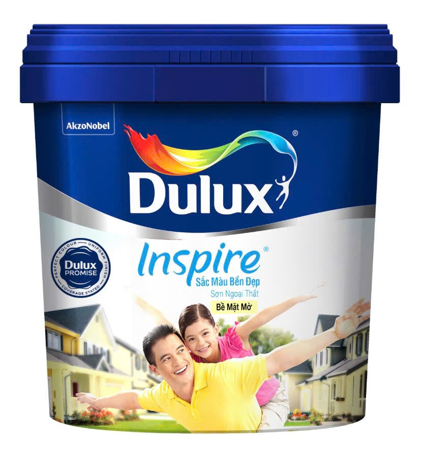Z98 – Sơn Dulux Inspire ngoại thất bề mặt Mờ – 15L