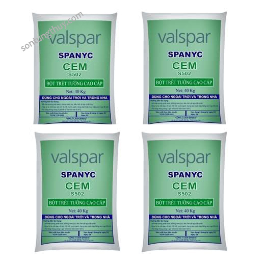 Bột bả tưởng ngoài trời SPANYC S502-40kg