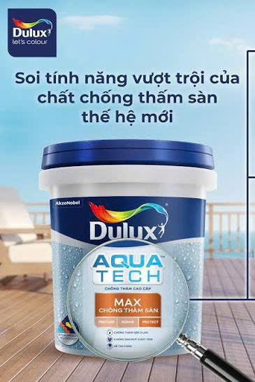 V910 – Chất Chống thấm sàn Dulux Aquatech Max chính hãng – 20kg