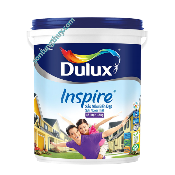 Sơn Dulux Inspire Ngoại Thất - Bề Mặt Bóng 18L