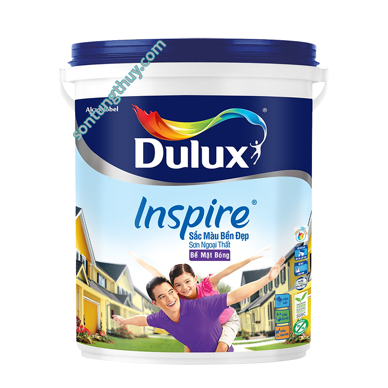 son-dulux-inspire-son-ngoai-that Sơn Dulux Inspire Ngoại Thất - Bề Mặt Bóng 18L
