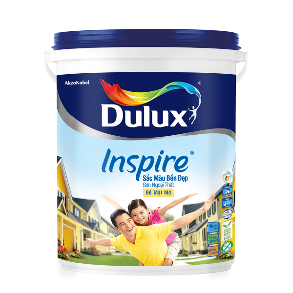 Sơn Dulux Inspire Ngoại Thất-5L Bề Mặt Mờ